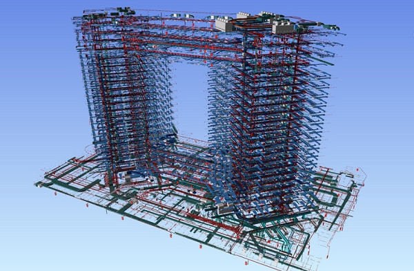 全过程运用BIM技术指导施工，不规则机房、设备间设备、管线安装排布合理1.png